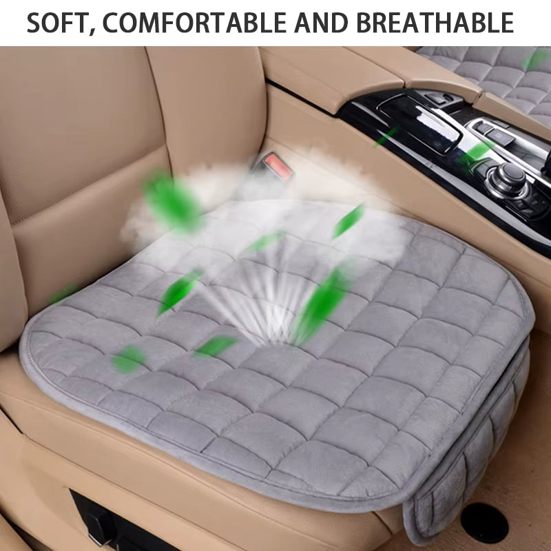 Winter Plush Car Seat Cover Warm Soft Auto Seat Cushion anti Slip Chair Protector Pad Universal for Most Car Models